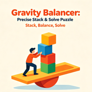 Gravity Balancer: Precise Stack & Solve Puzzle