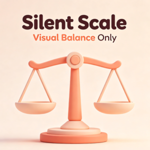 Silent Scale: Visual Balance Only